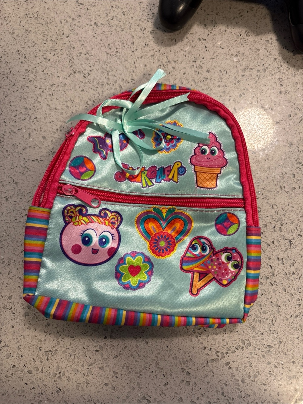 Distroller neonato Kids Sparkle Ice Cream & Hearts Mini Backpack diaper bag -
